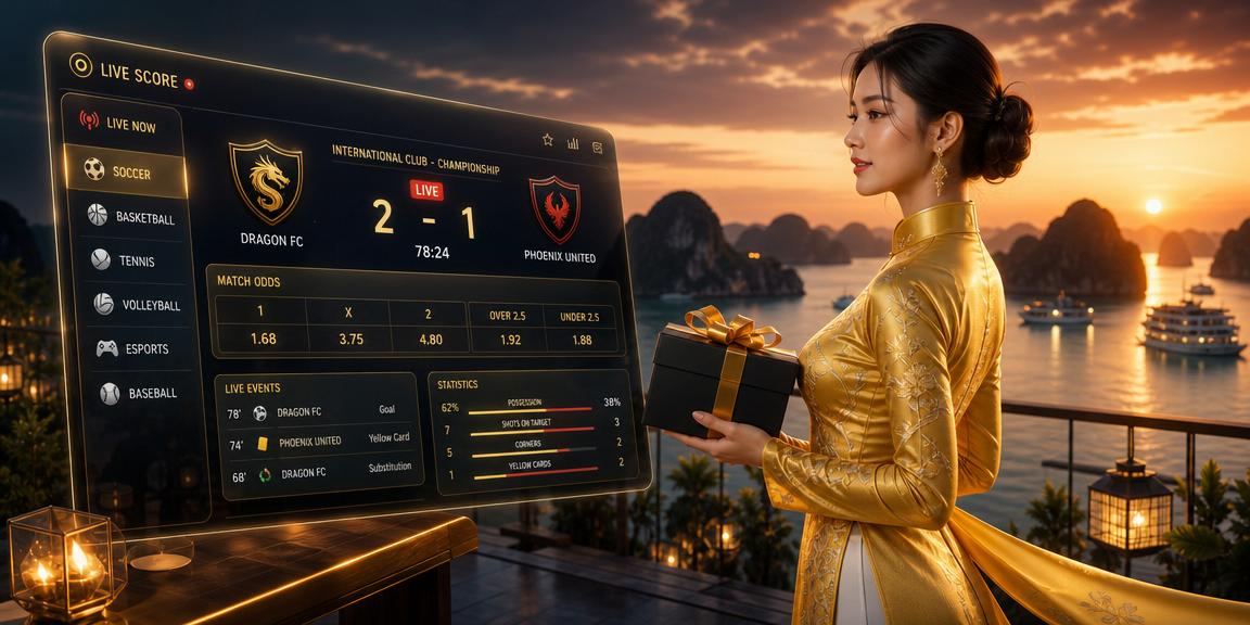 Người dùng Hạ Long theo dõi thể thao trực tuyến với phong cách sang trọng