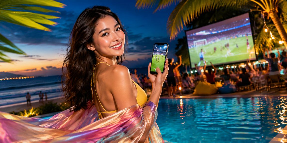 Người chơi cá cược bóng đá tại bãi biển Vũng Tàu một cách thoải mái và có kiểm soát